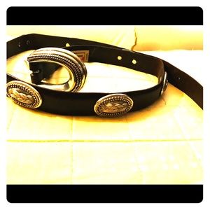 Bill Adler Studio Embellished Leather Belt